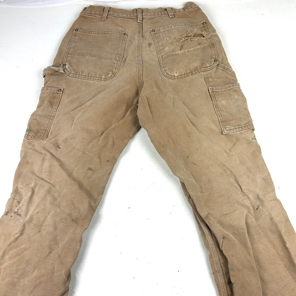 Men's Tan Work Pants - Picture 2 of 8